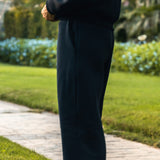 Navy Straight Fit Sweatpants
