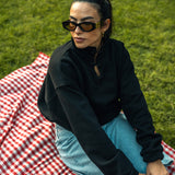 Black Japanese Crewneck
