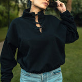 Black Japanese Crewneck