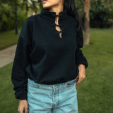 Black Japanese Crewneck