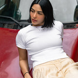 White Fitted T-shirt