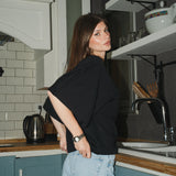 The Bat Top — in Black