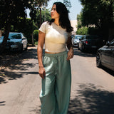 Mint Linen Pants