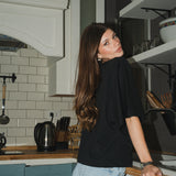 The Bat Top — in Black
